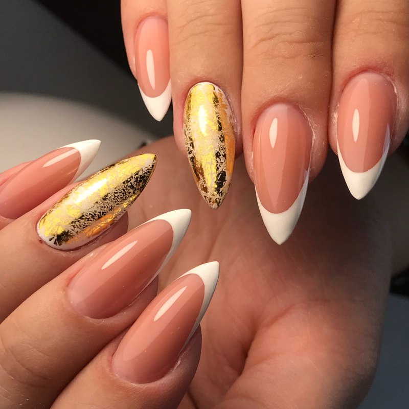 Золотой френч миндаль