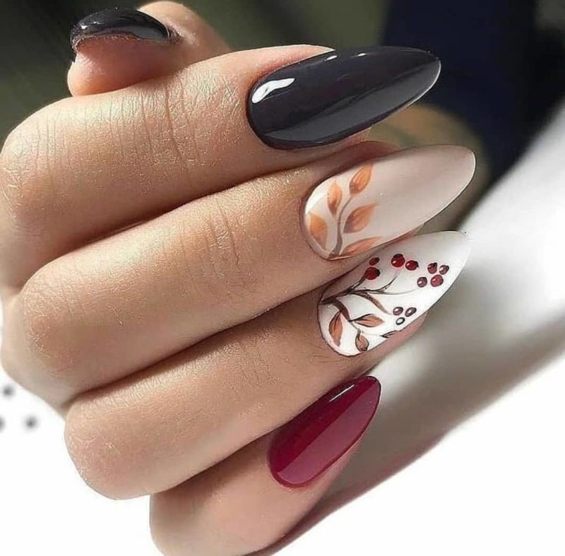 Маникюр осень