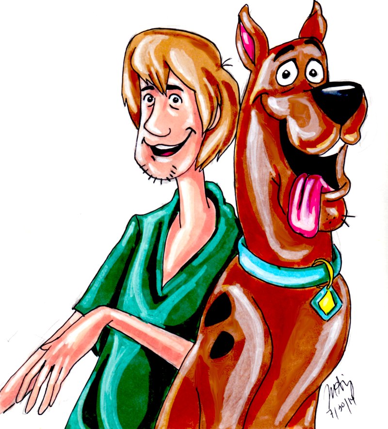 Скуби Ду Фред арт