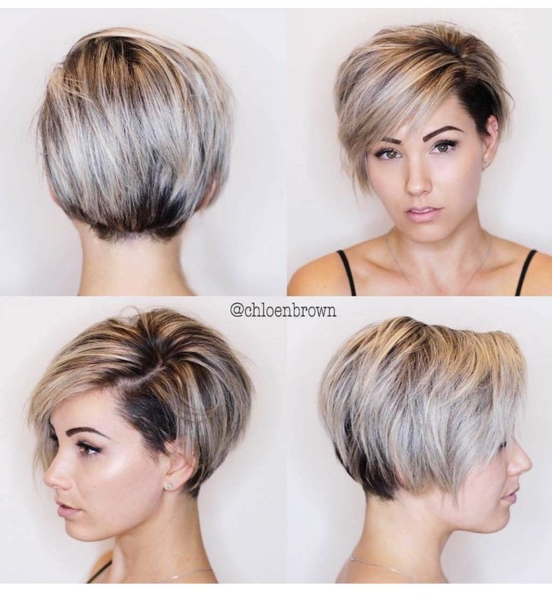 Стрижки Боб Пикси Гаврош