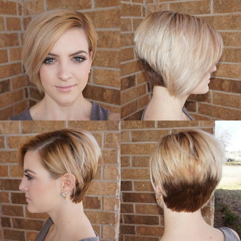 Стрижки Боб Пикси Каскад