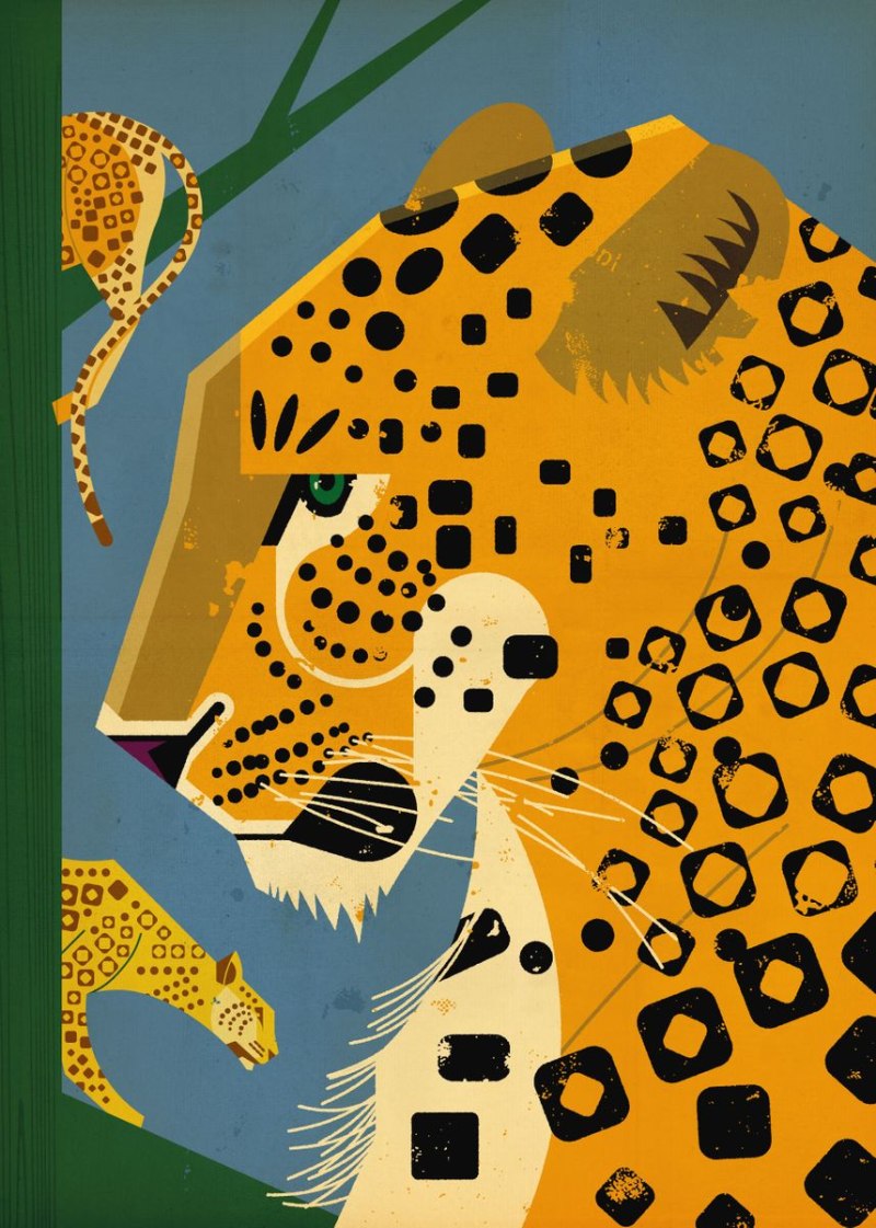 Леопард зверь рис.анималистов