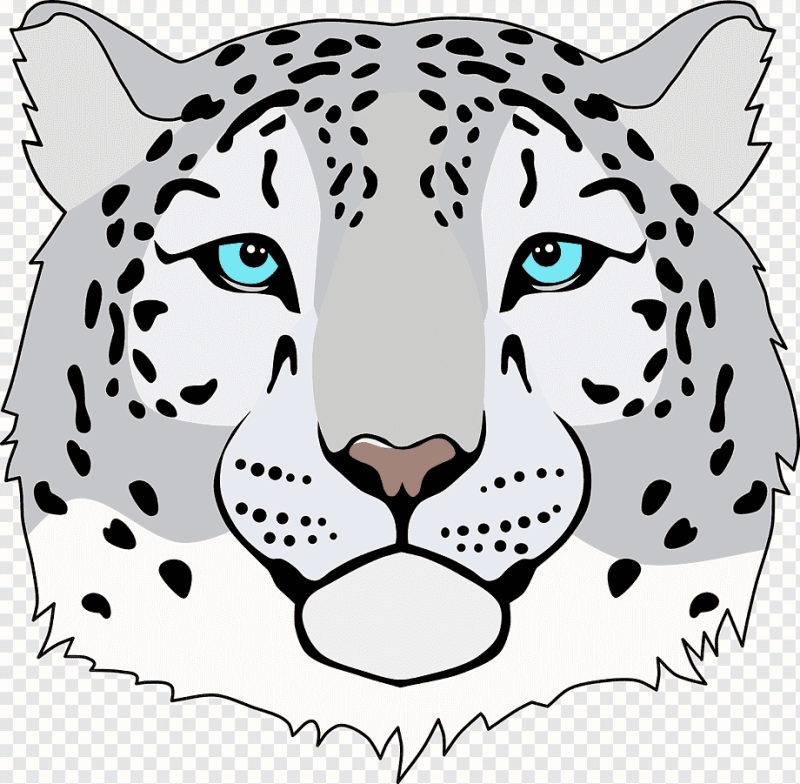 Леопард эскиз