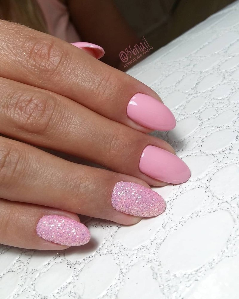 Нарядный маникюр на длинные ногти