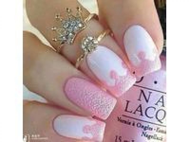 Ногти под свадебное платье