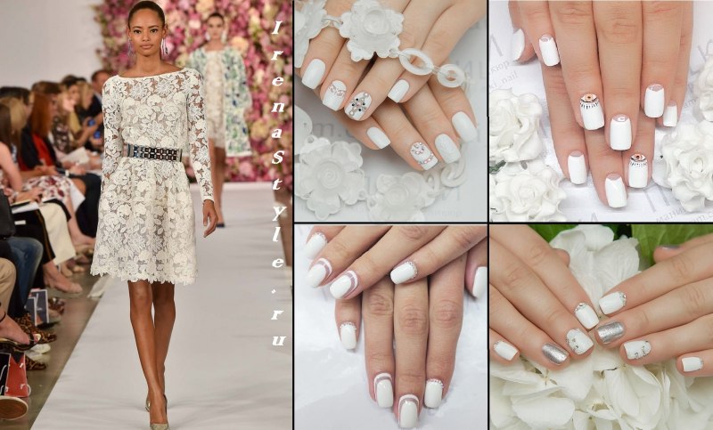 Маникюр розовый с серебром