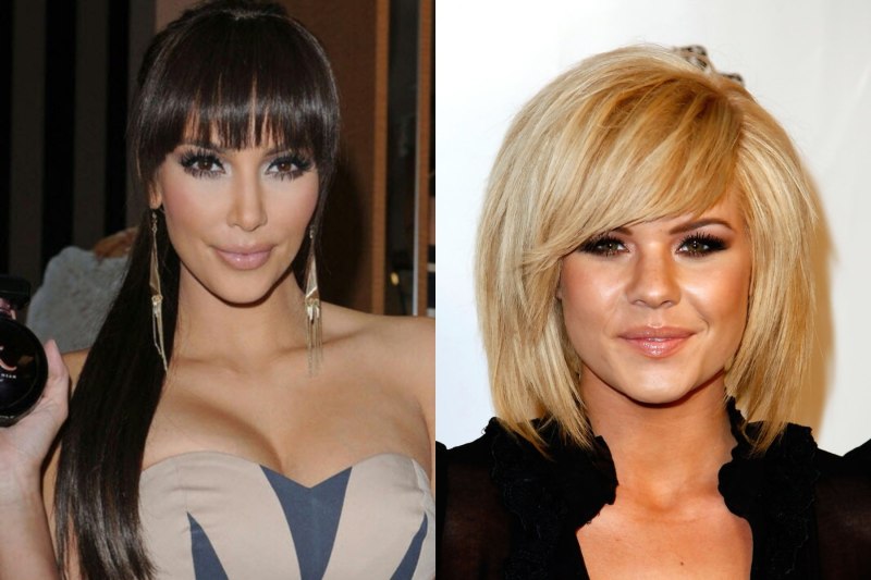 Кендалл Дженнер удлинённая чёлка