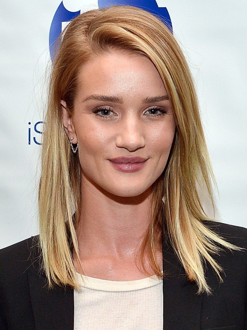 Боковая челка с одной стороны