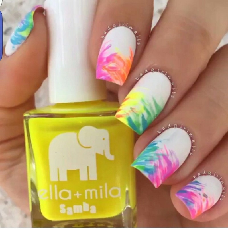 Маникюр летний молодежный