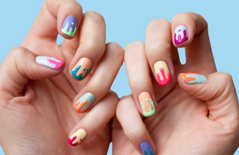Маникюр для подростков на лето