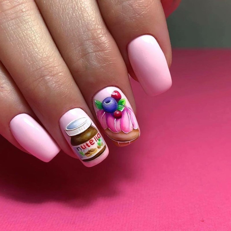 Разноцветный маникюр