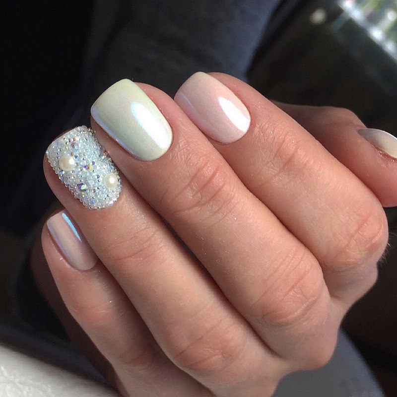 Жемчужный маникюр