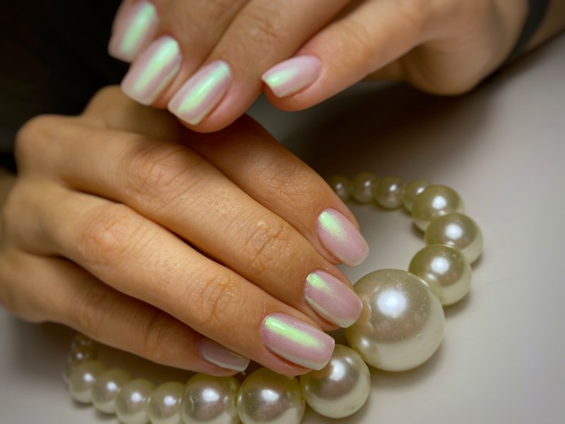 Жемчужная втирка френч