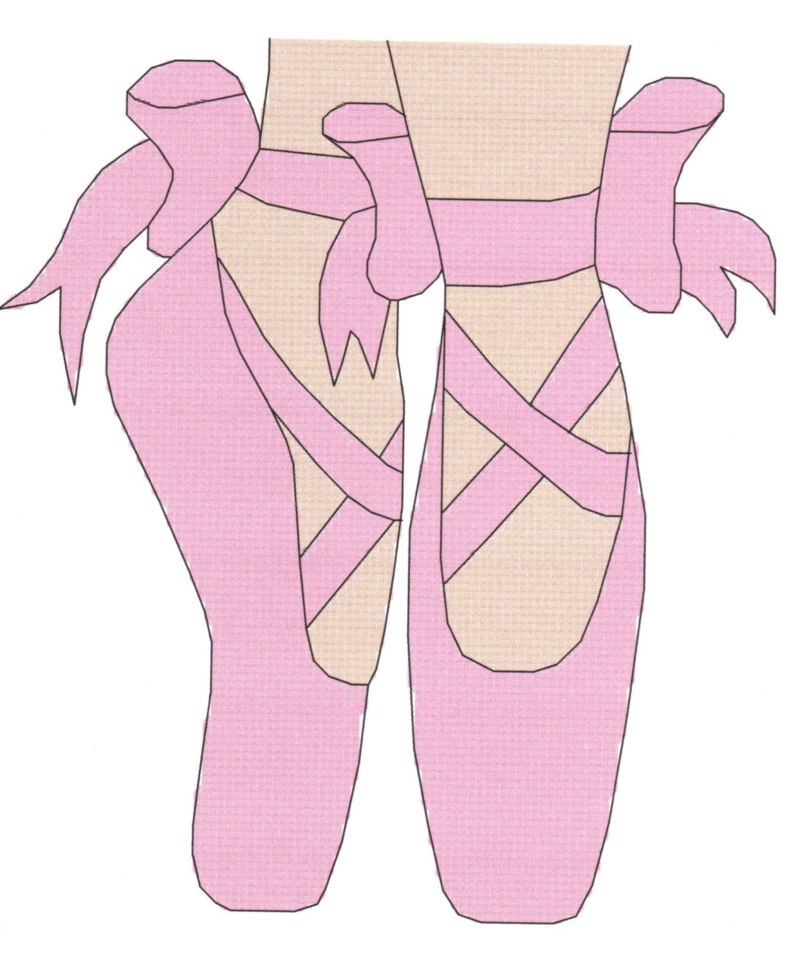 Пуанты для срисовки