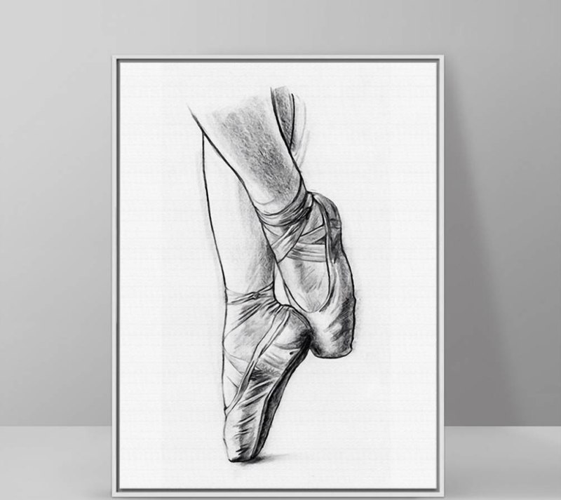 Пуанты для срисовки