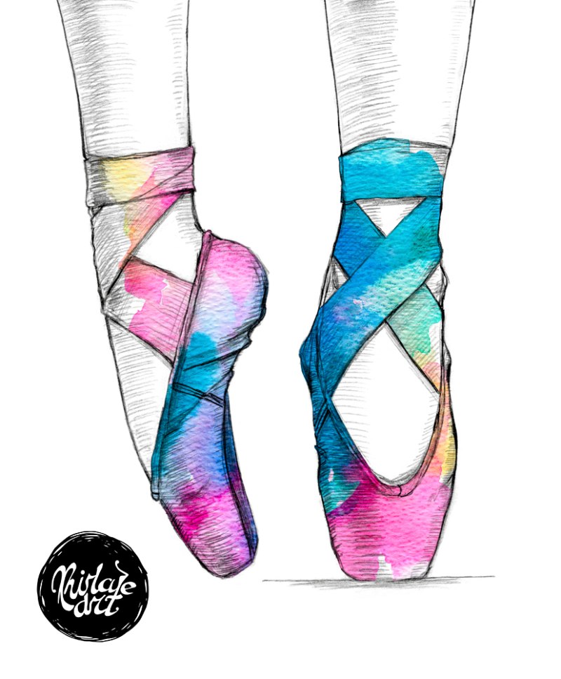 Пуанты из фетра