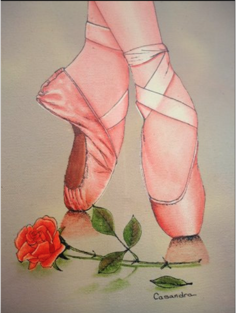 Пуанты для раскрашивания