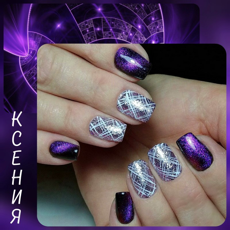 Нежно розовый маникюр с втиркой