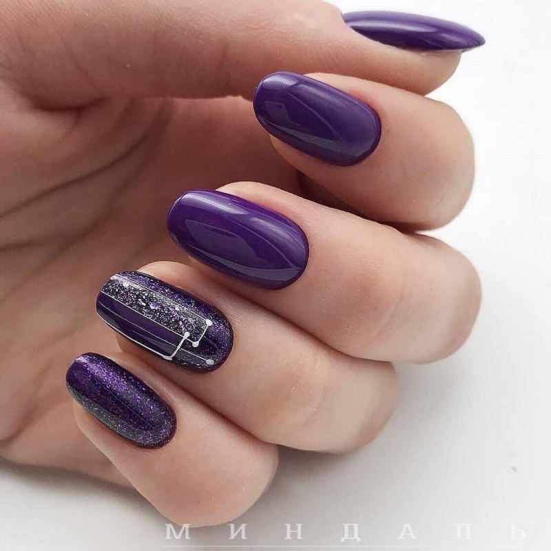 Маникюр камифубуки с паутинкой