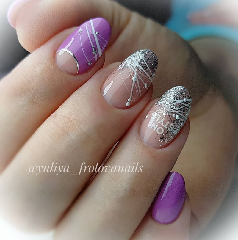 Алмаз на ногтях