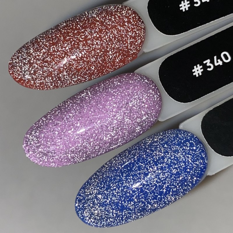 Черные светоотражающие ногти