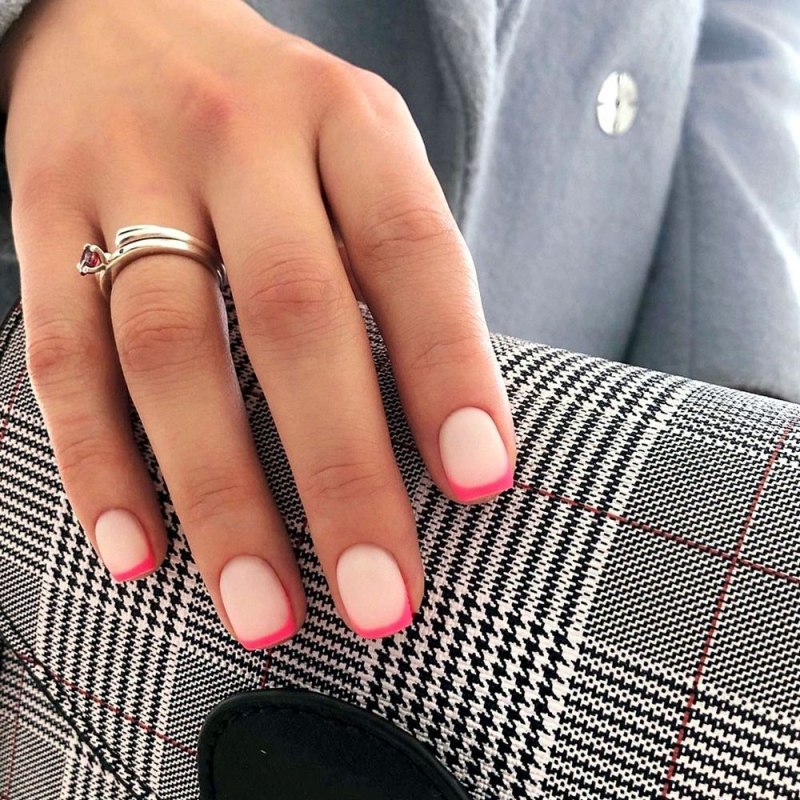 Ногти квадрат блестящие