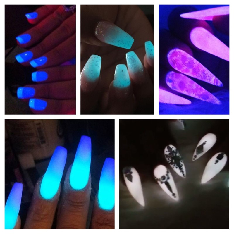 Голографические ногти