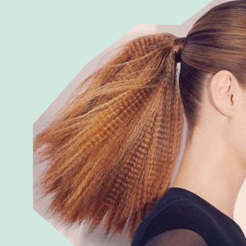 Укладка на удлиненное каре без челки