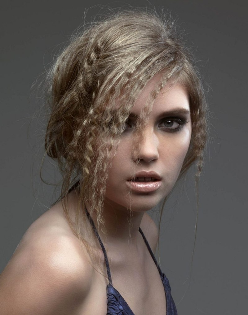 Причёски с гофре на короткие волосы