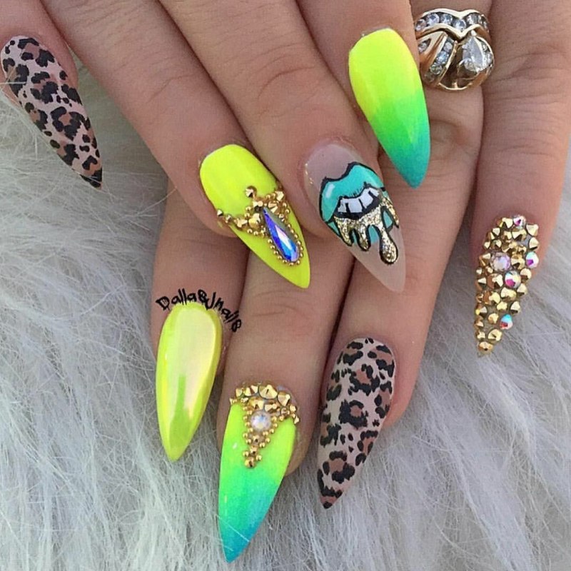 Яркие ногти