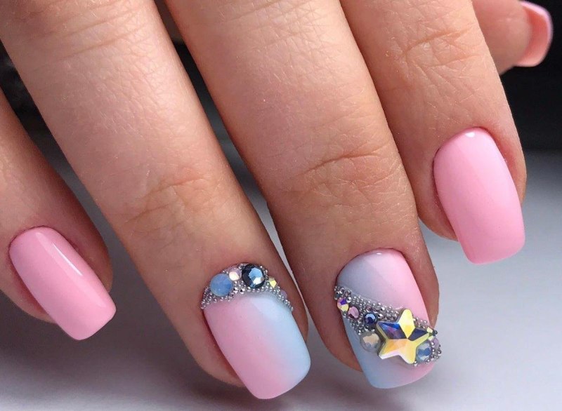 Яркие оранжевые ногти