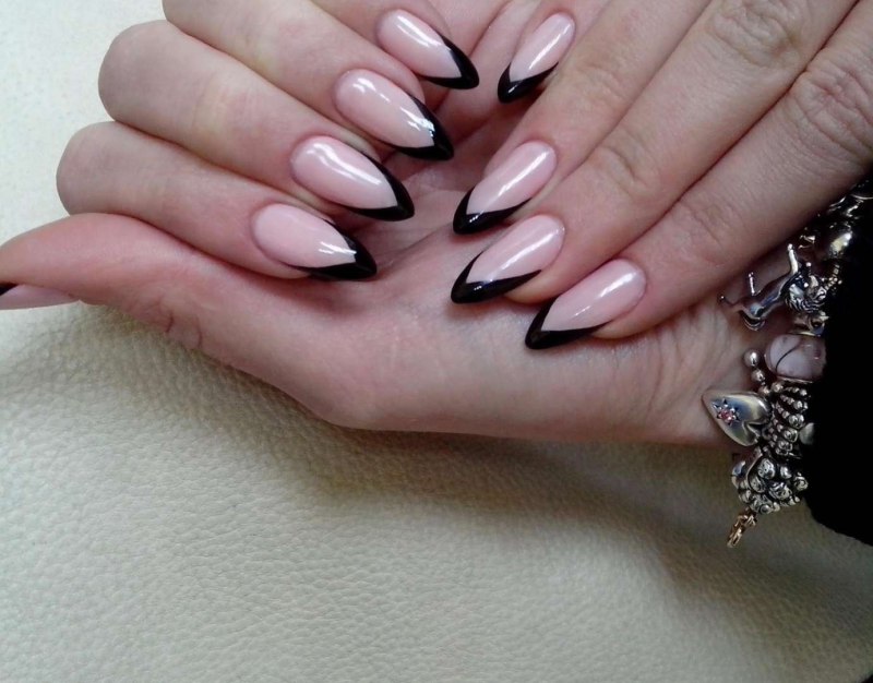 Выкладной френч миндаль французский