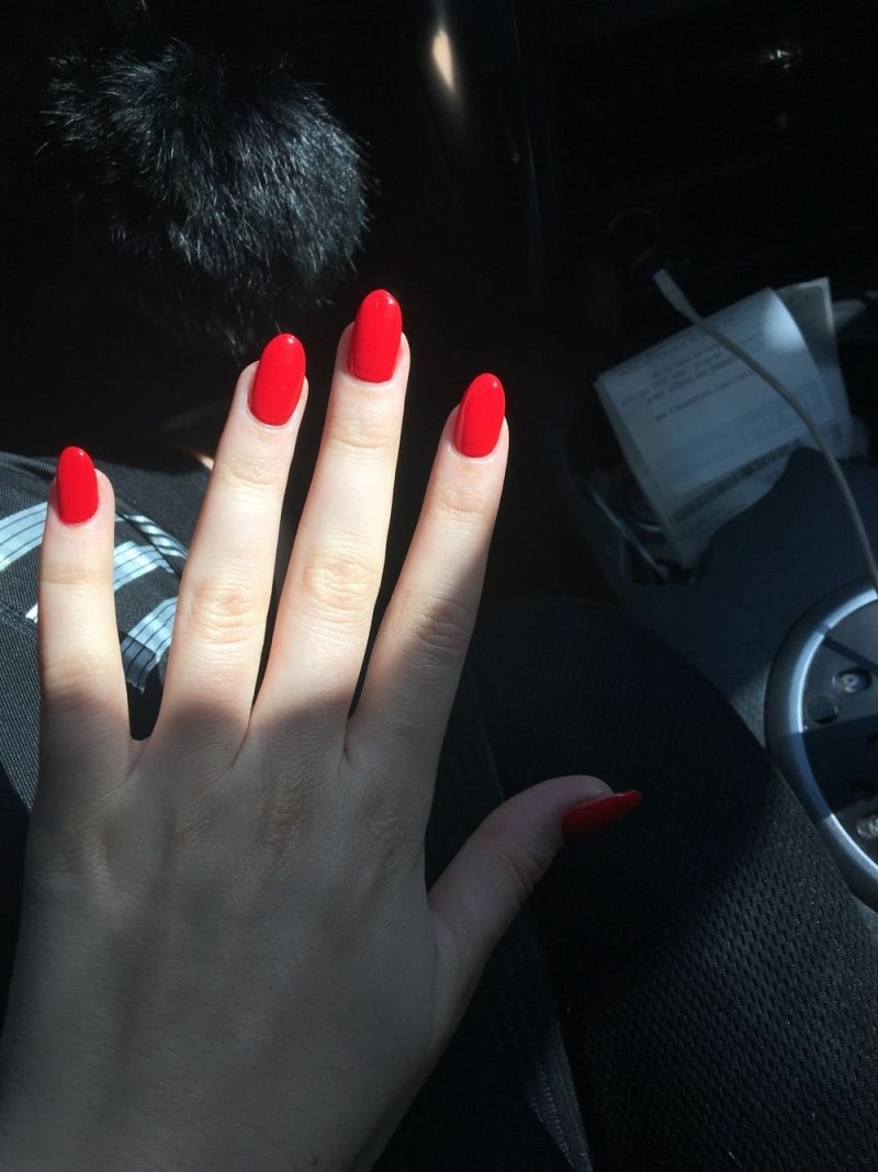 Маникюр на длинные