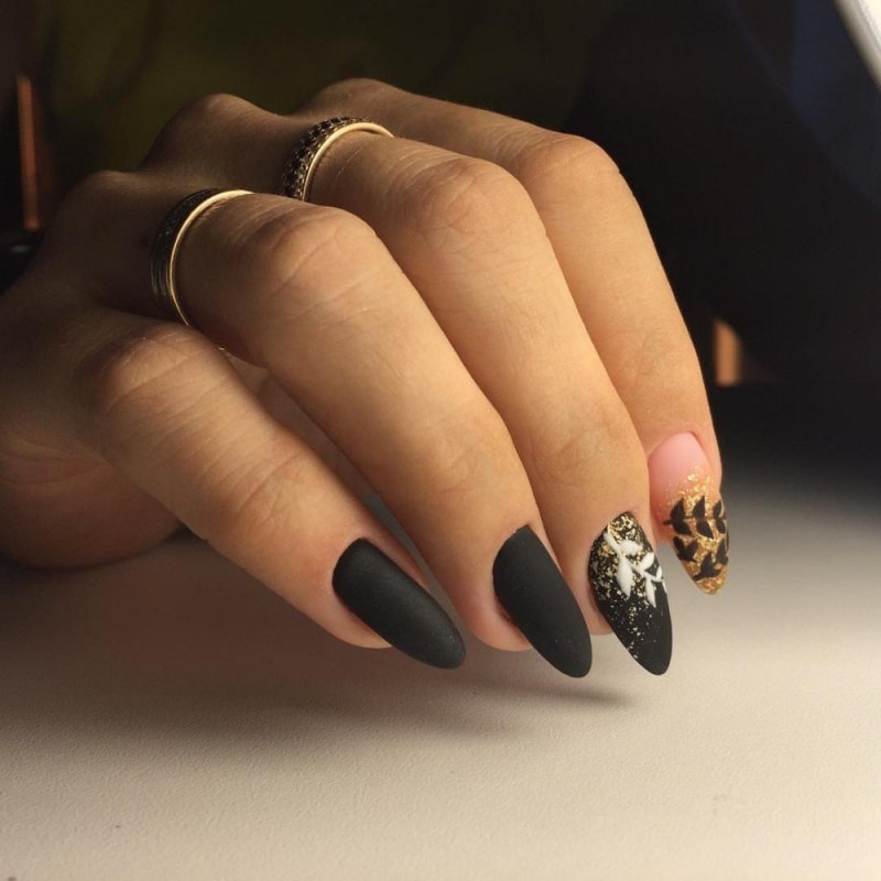 Дизайн ногтей шикарные геометрические