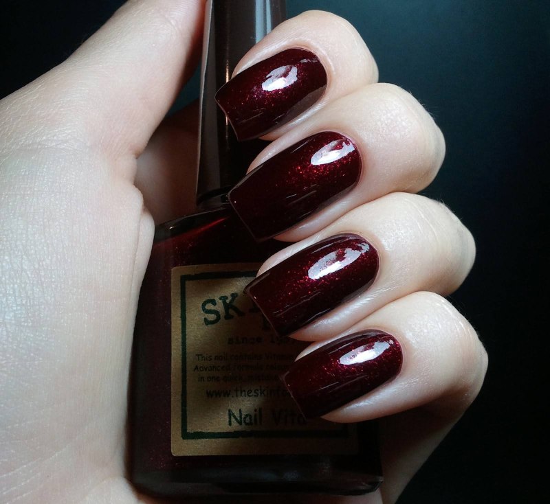 Маникюр 2021 бордо бургунди