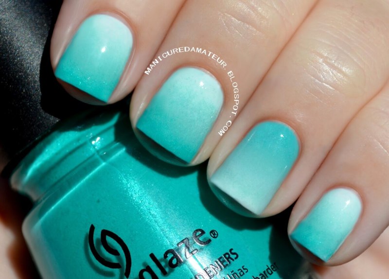 Маникюр омбре