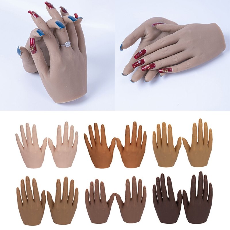 Ногти накладные на руках сиреневые узоры