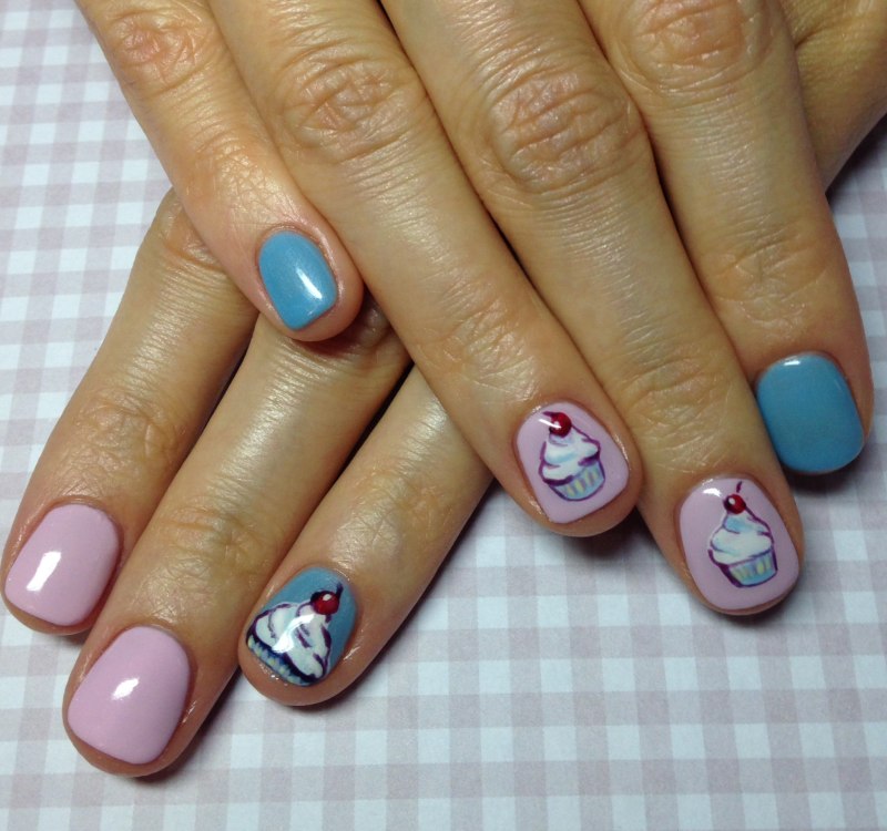 Маникюр для медиков дизайн