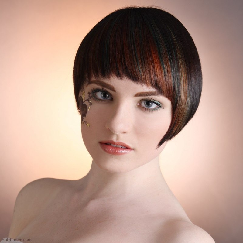 Короткая челка