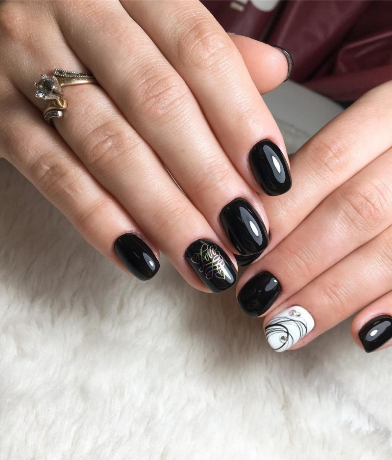 Шоколадный маникюр