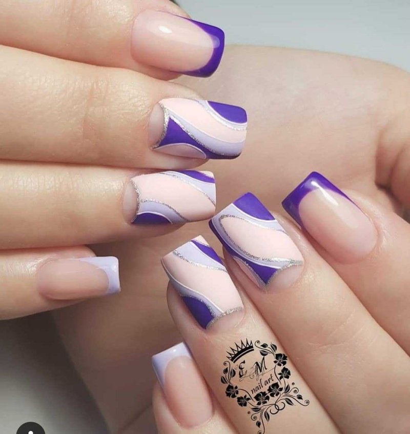 Маникюр на короткие квадратные ногти 2020 Весна