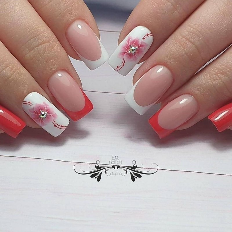 Маникюр на короткие ногти 2020 лето