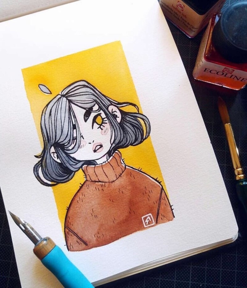 Стили рисования в скейтчбук