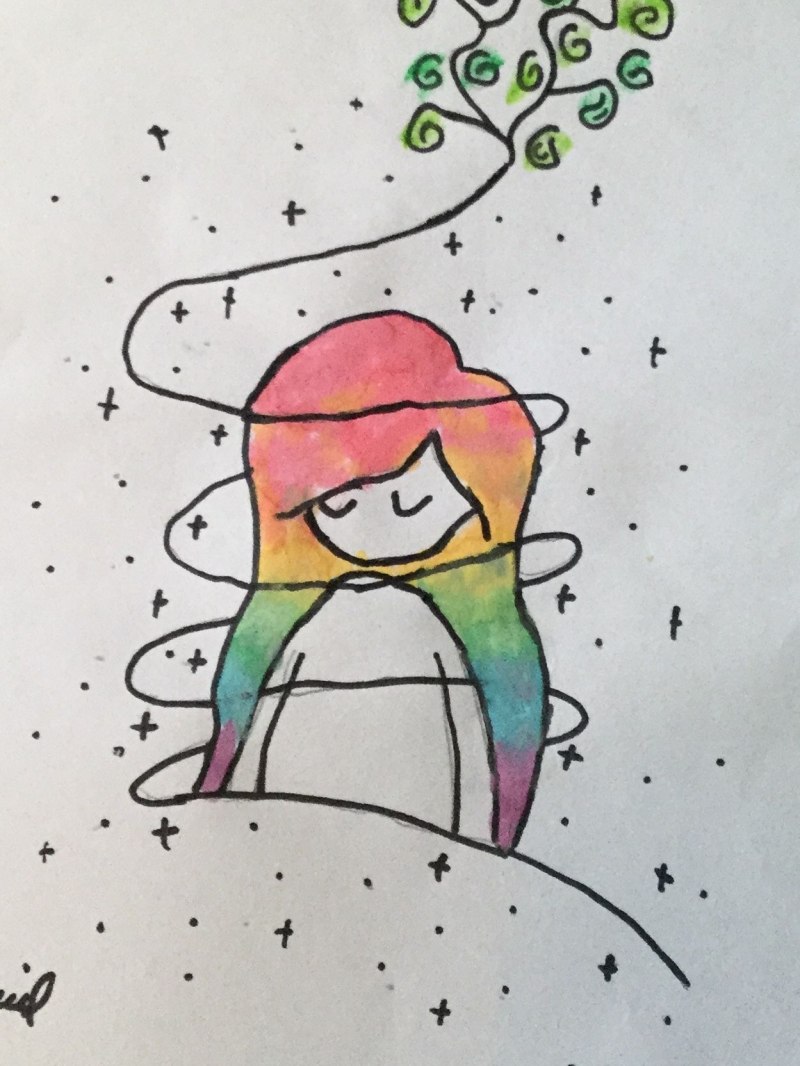 Рисунки маркерами