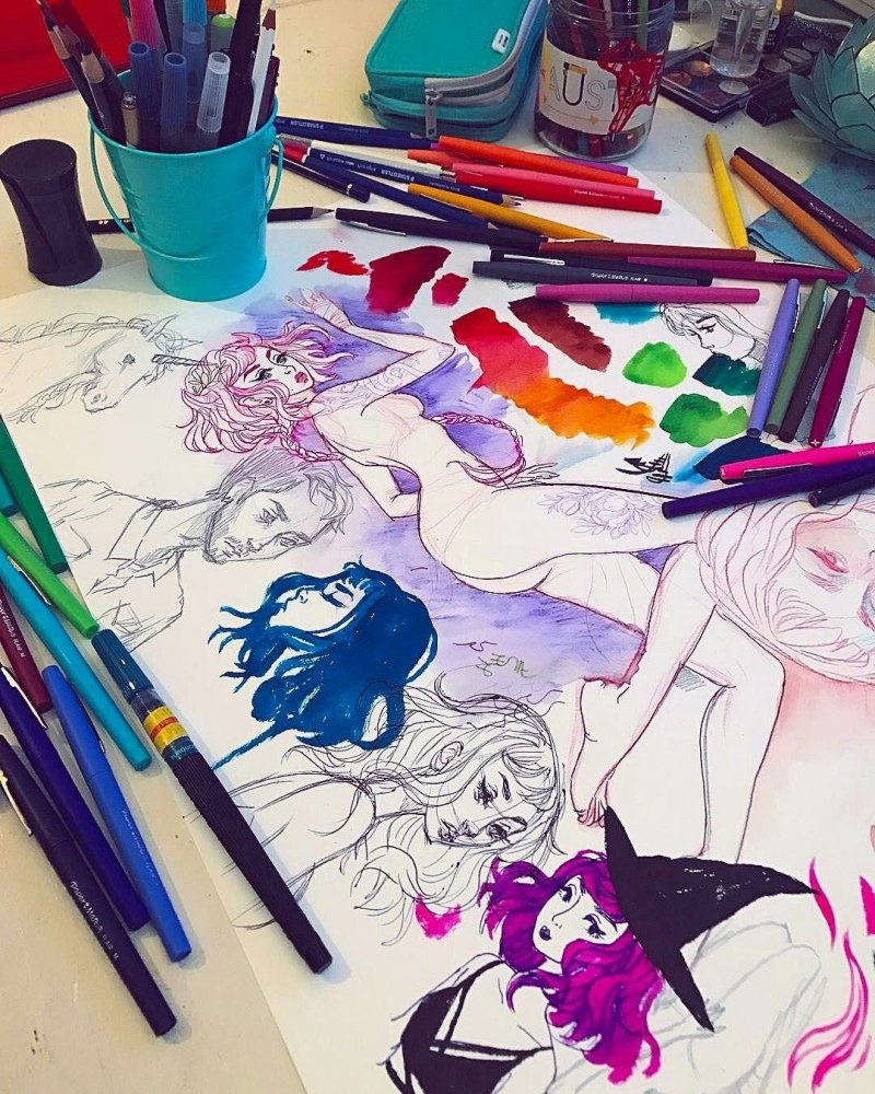 Арты для скетчбука