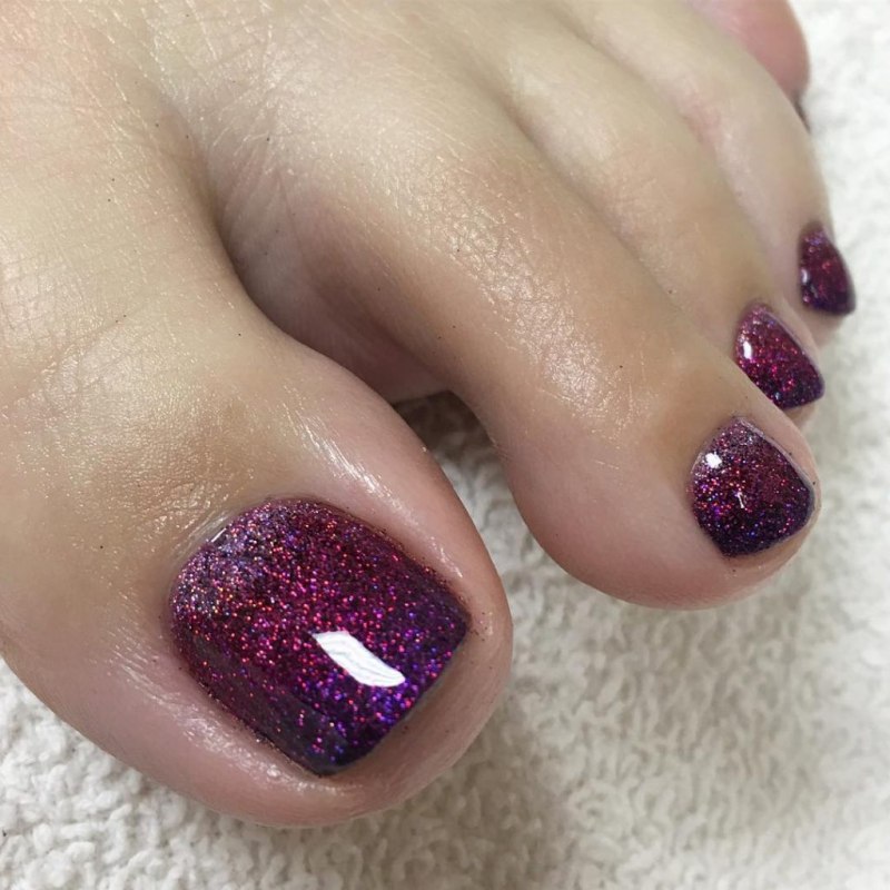 Педикюр гель лак