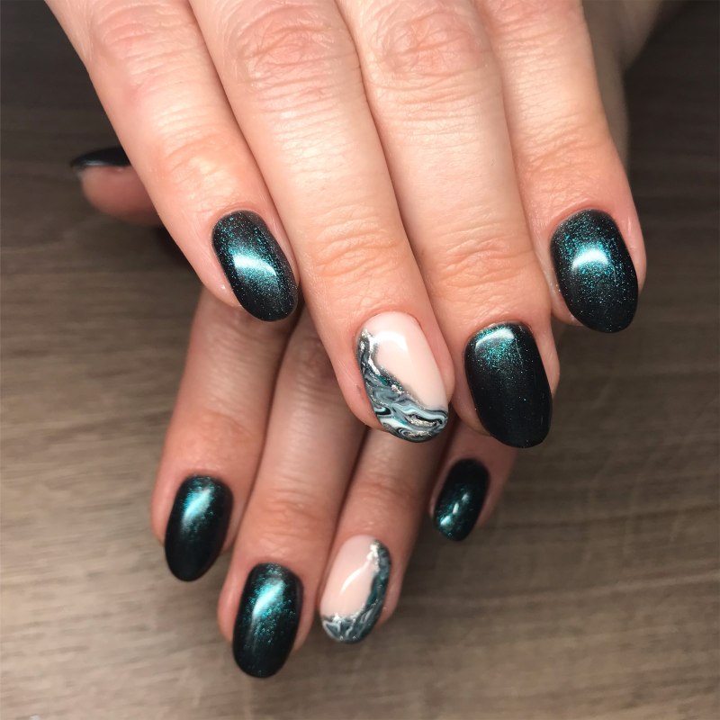 Кошачий глаз шилак зелёный