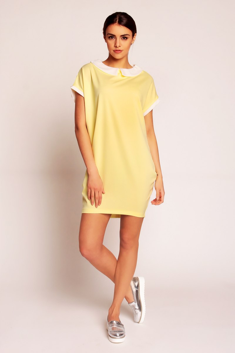 Платье туника с воланами