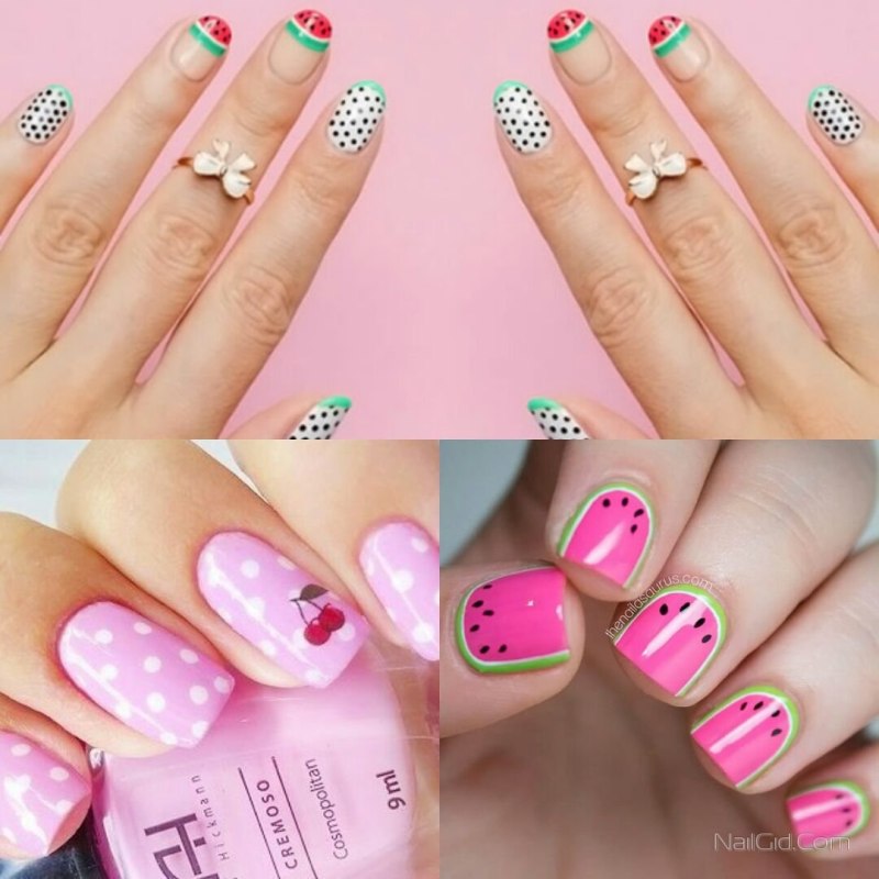 Маникюр летний для начинающих