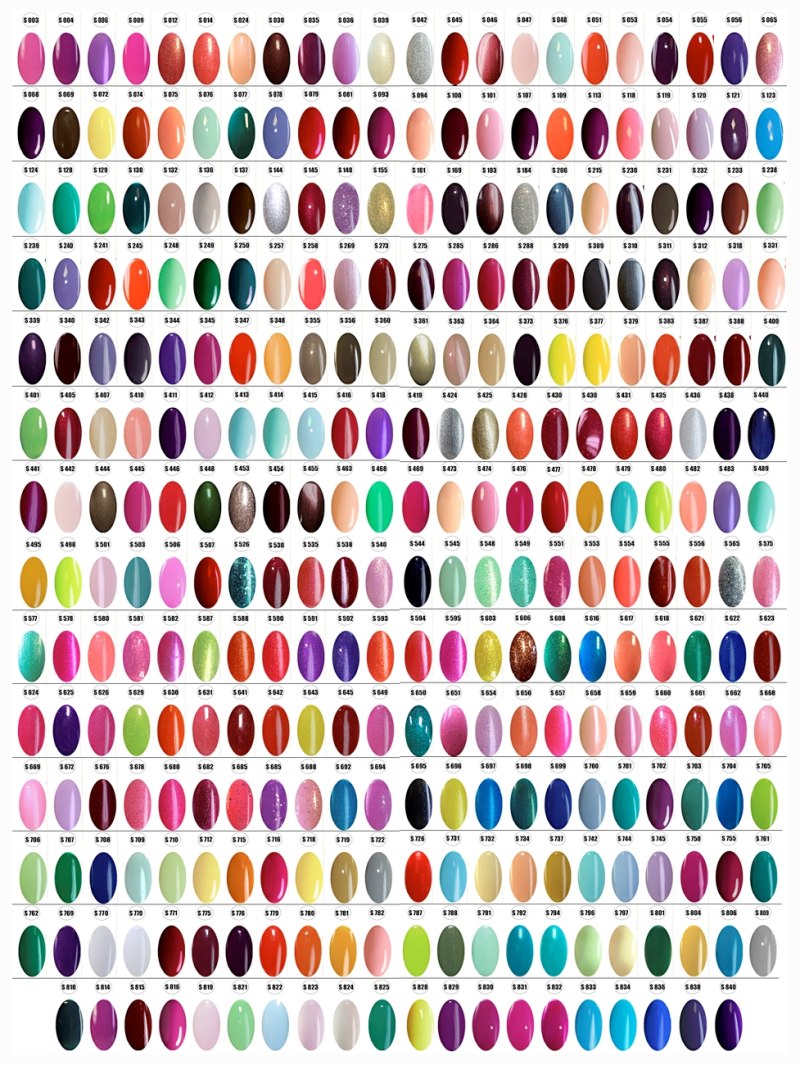 Rio Gel Polish палитра